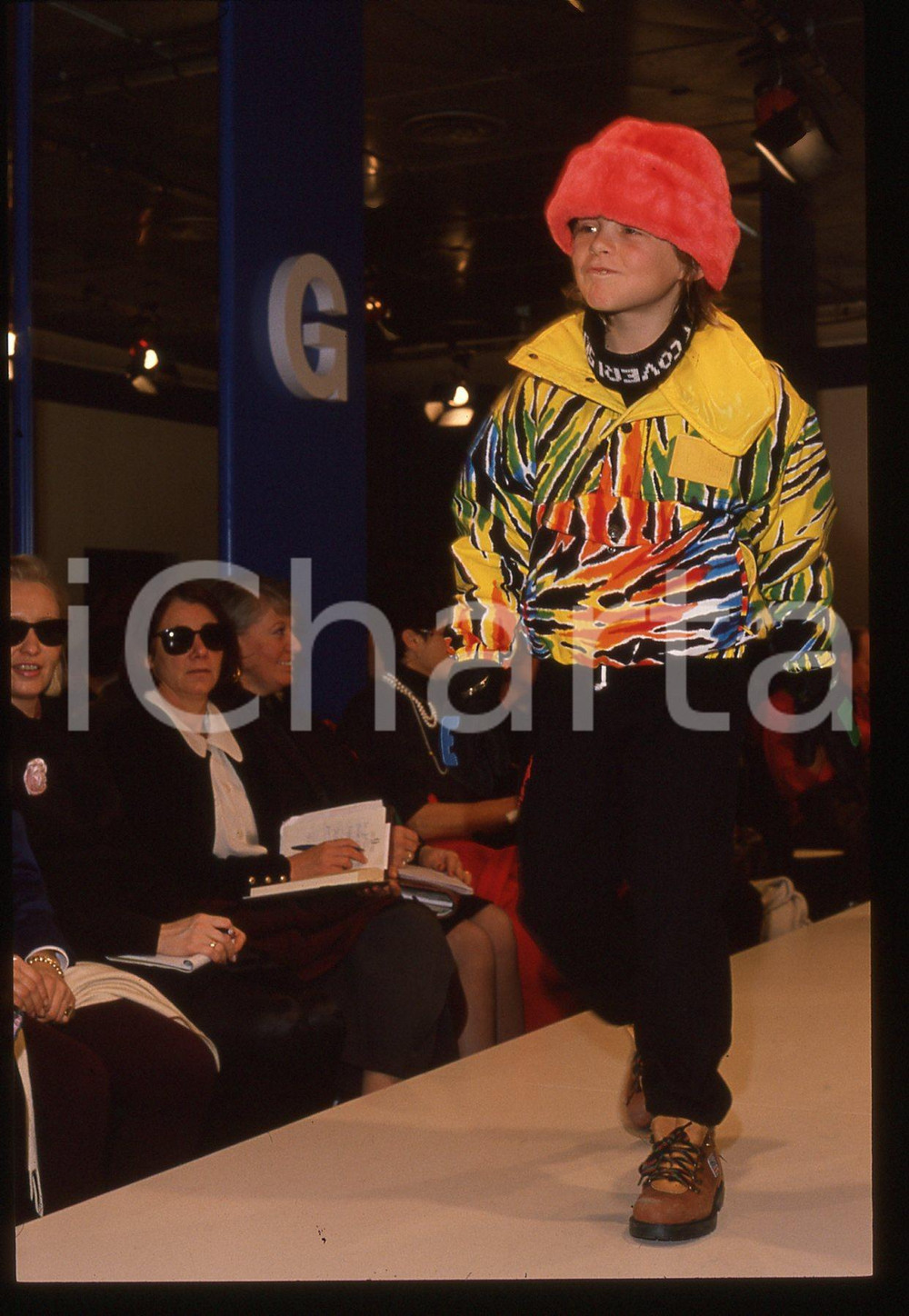 35mm vintage slide* 1989 MILANO - Sfilata Enrico COVERI Autunno-Inverno (22)