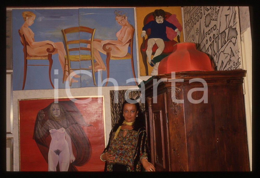 35mm vintage slide* 1990 ca MILANO - Paola BUZZI (23)