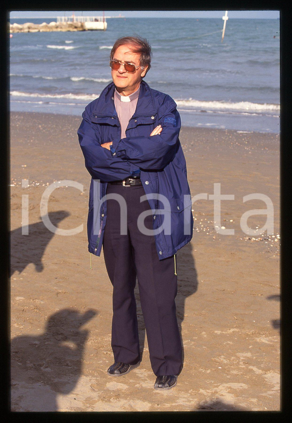 35mm vintage slide* 1990 ca FESTIVAL VENEZIA - don Luigi DI LIEGRO (6)