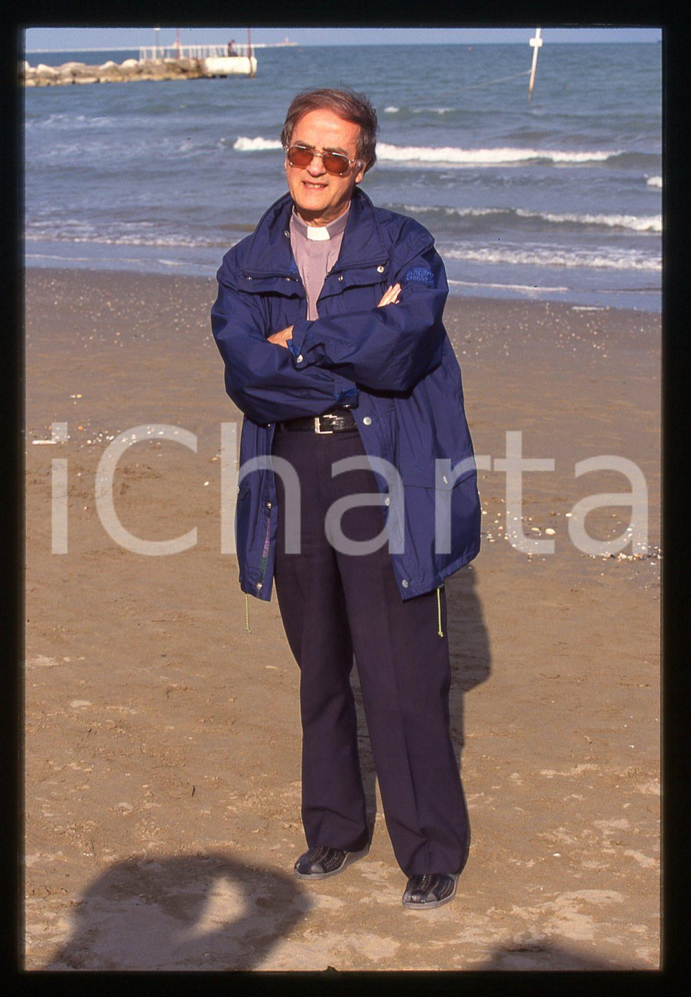 35mm vintage slide* 1990 ca FESTIVAL VENEZIA - don Luigi DI LIEGRO (11)