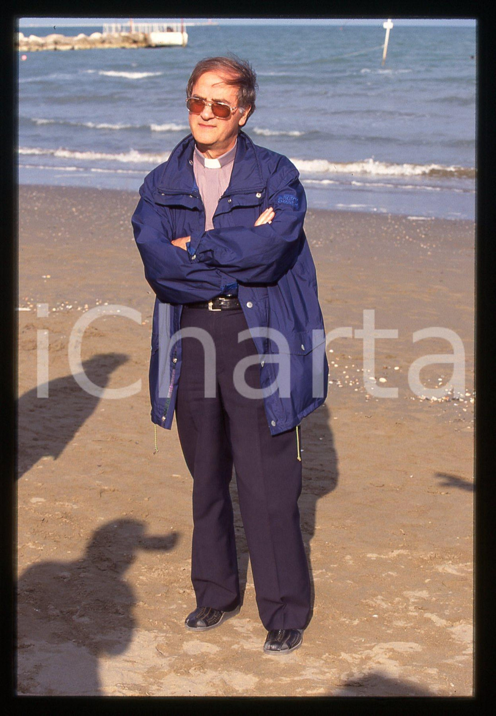 35mm vintage slide* 1990 ca FESTIVAL VENEZIA - don Luigi DI LIEGRO (12)