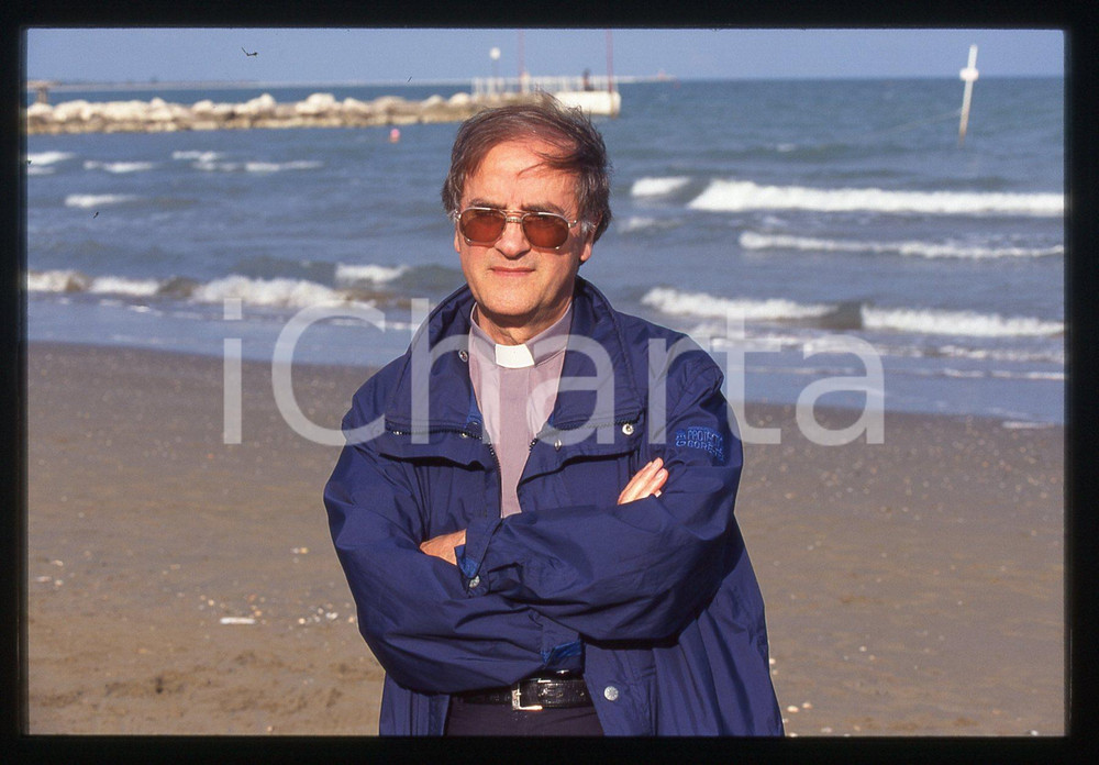 35mm vintage slide* 1990 ca FESTIVAL VENEZIA - don Luigi DI LIEGRO (13)