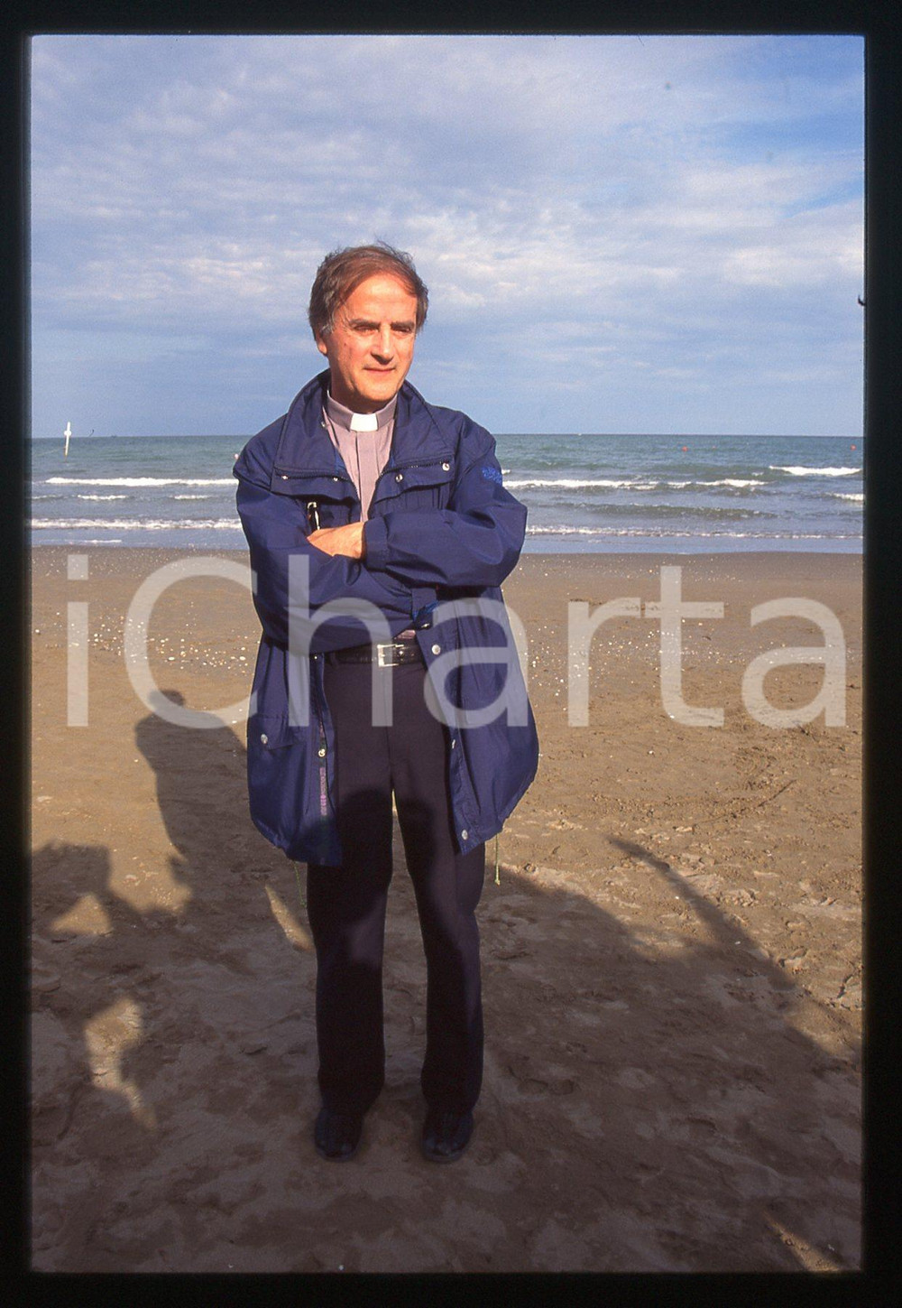 35mm vintage slide* 1990 ca FESTIVAL VENEZIA - don Luigi DI LIEGRO (14)