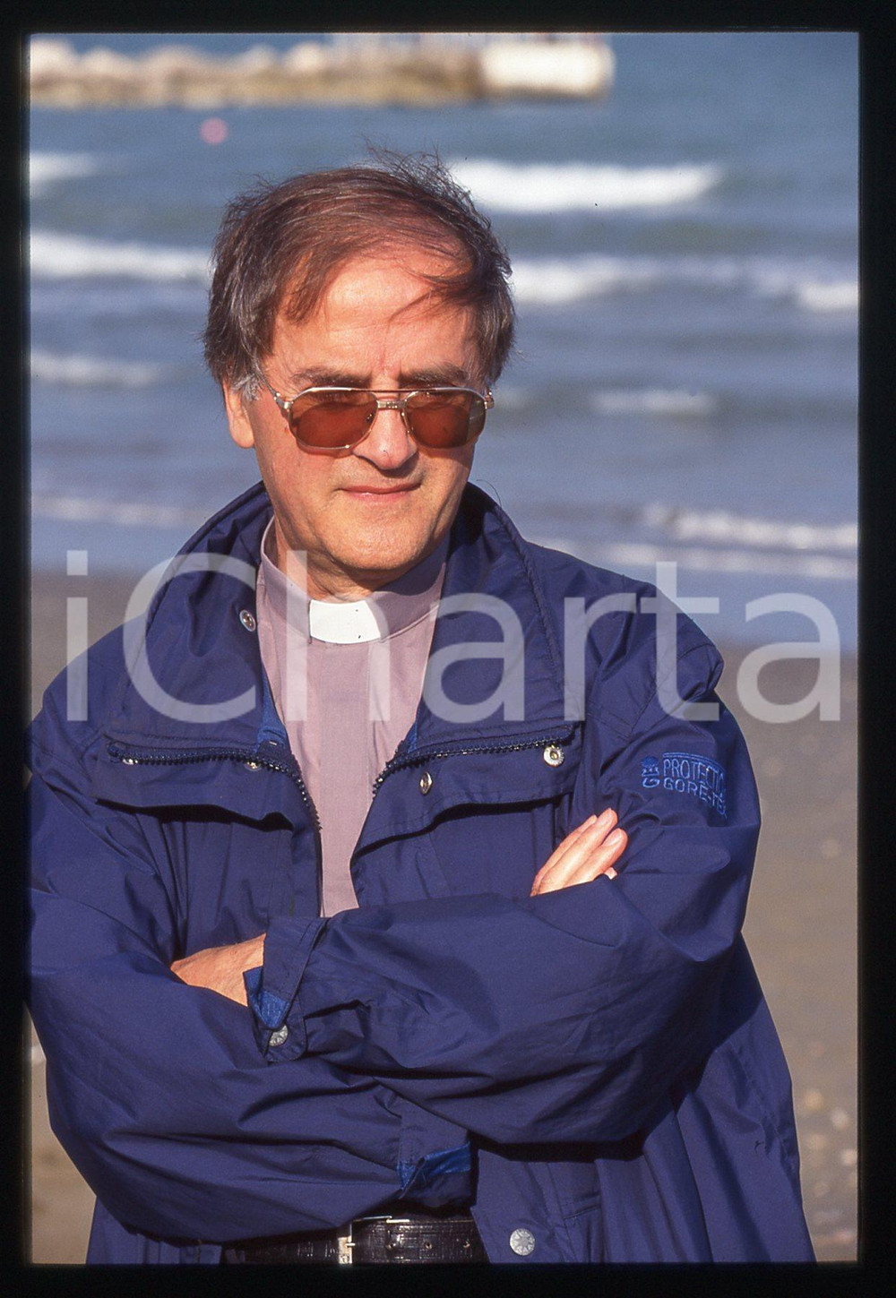 35mm vintage slide* 1990 ca FESTIVAL VENEZIA - don Luigi DI LIEGRO (16)
