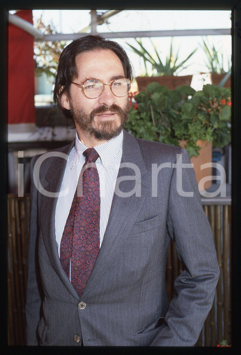 35mm vintage slide* 1985 ca MILANO TERRAZZA MARTINI - Renzo ROSSELLINI (2)