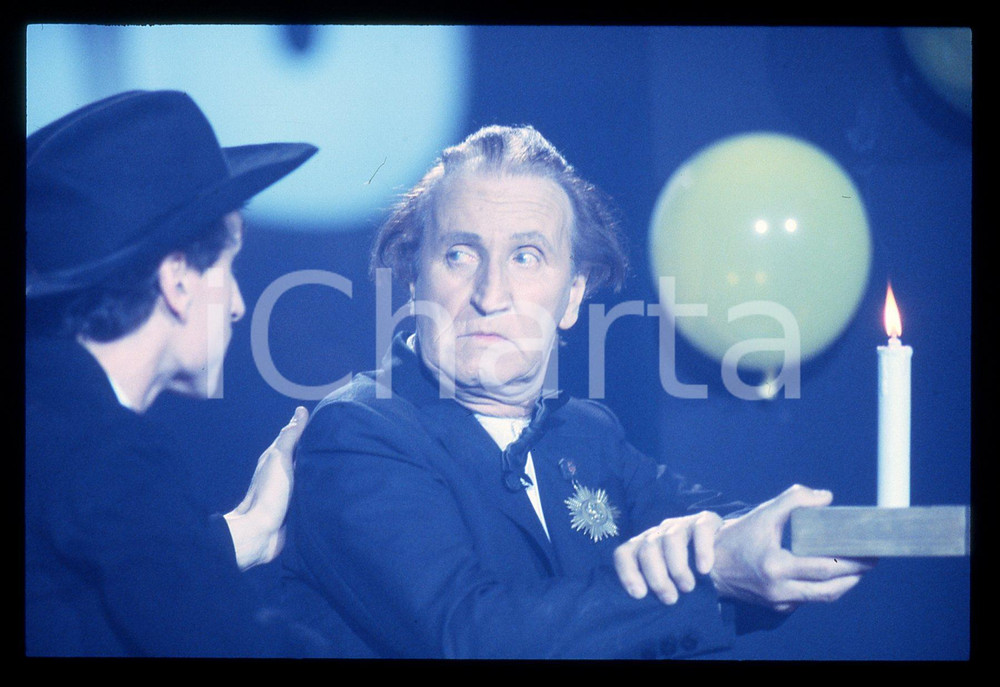 35mm vintage slide* 1987 CANALE 5 TELEMIKE - Mac RONAY JUNIOR e Mac RONAY