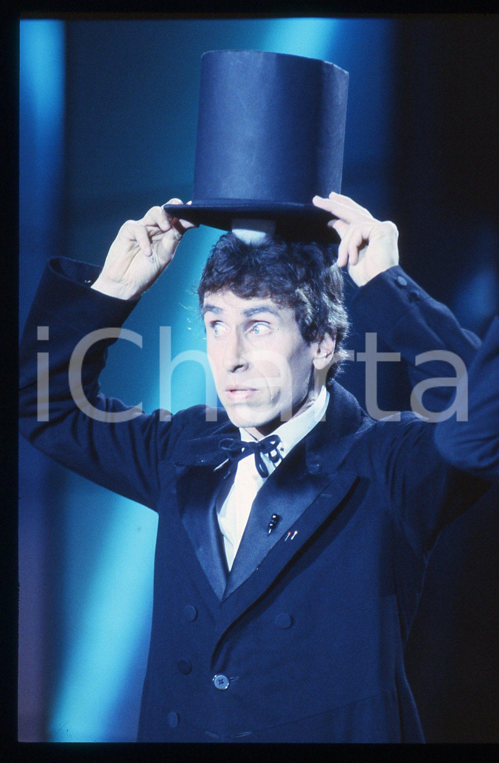35mm vintage slide* 1987 CANALE 5 TELEMIKE - Mac RONAY JUNIOR (4)