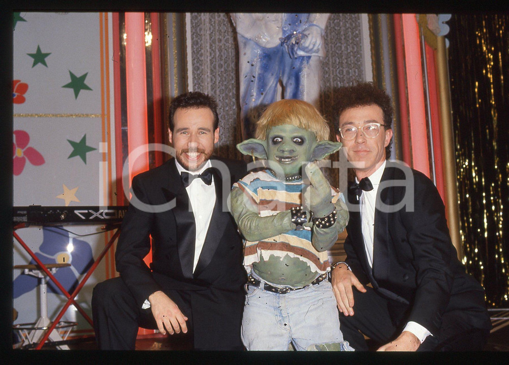 35mm vintage slide* 1988 MATRJOSKA Stefano DISEGNI Massimo CAVIGLIA e SCRONDO 7