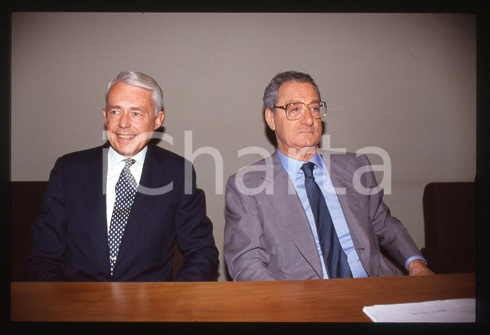 35mm vintage slide* 1990 ca COSTUME - Richard LILLY e Cesare ROMITI
