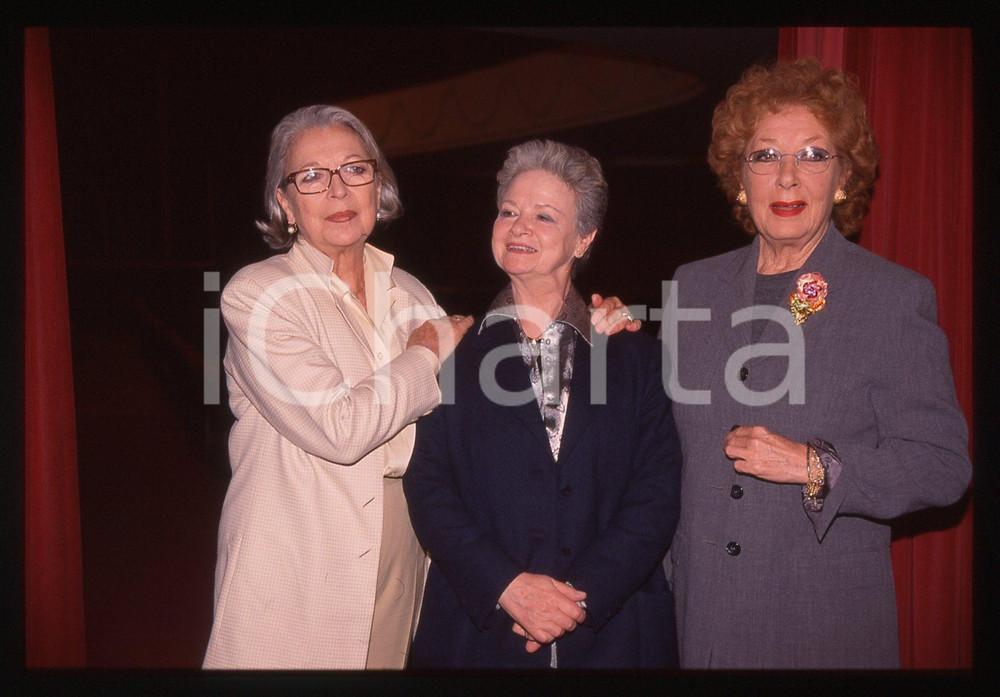 35mm vintage slide* 1999 ROMA - Isa BARZIZZA Ariella REGGIO e Lauretta MASIERO