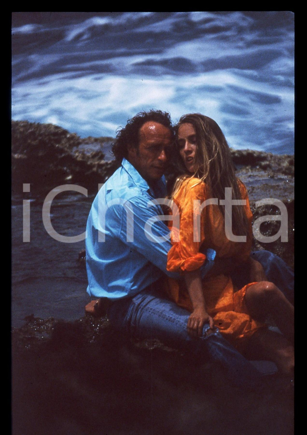 35mm vintage slide* 1987 GUADALUPA - Muriel DUBRULLE e Pierre RICHARD (14)