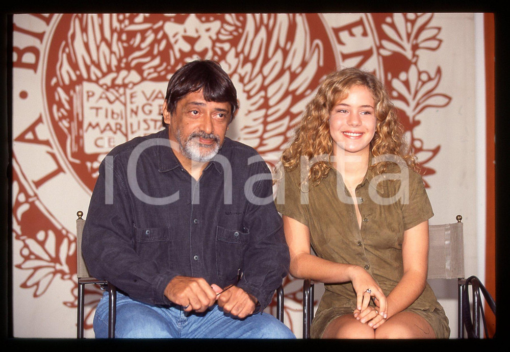 35mm vintage slide* 1997 FESTIVAL VENEZIA - Leandra LEAL e Walter LIMA JR.