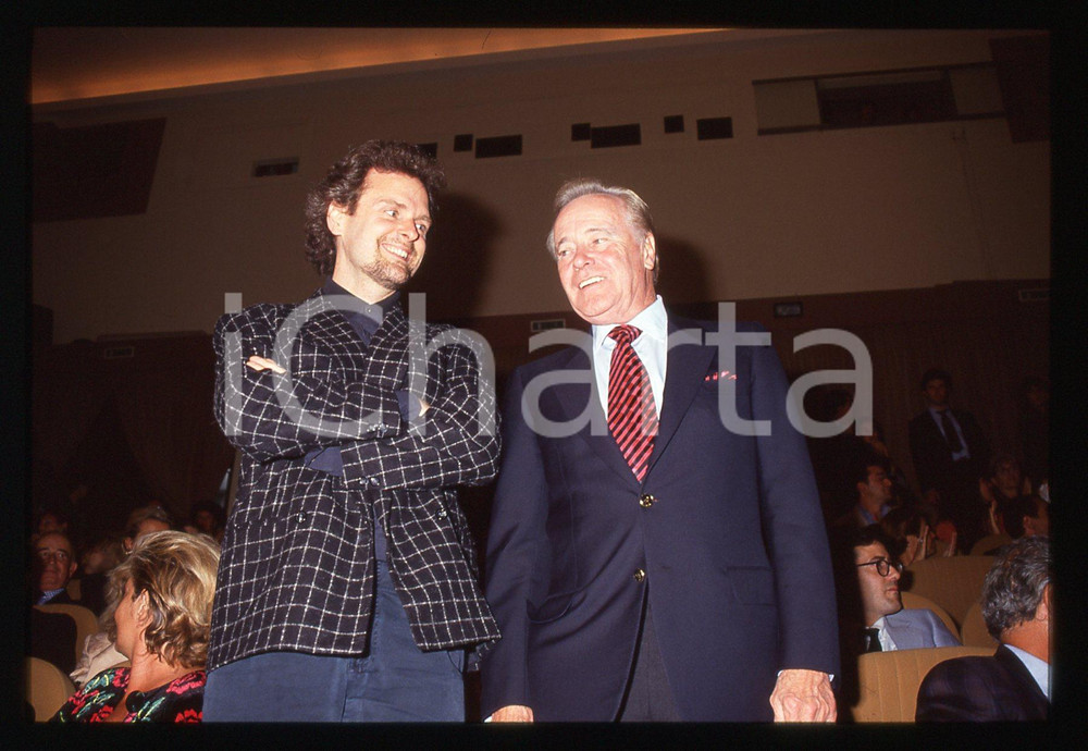 35mm vintage slide* 1992 FESTIVAL VENEZIA - Jack LEMMON (16)