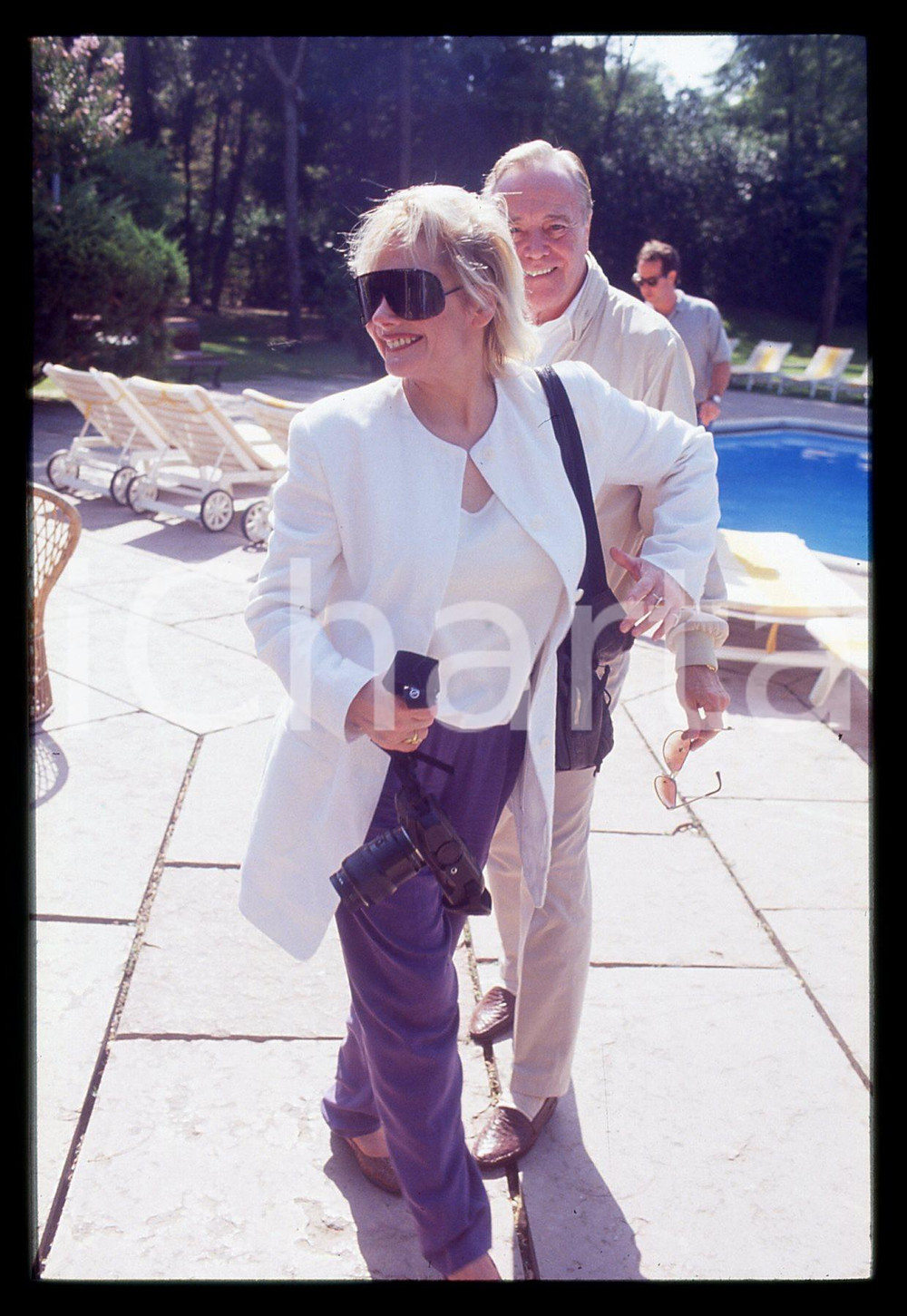 35mm vintage slide* 1992 FESTIVAL VENEZIA - Felicia FARR e Jack LEMMON (3)