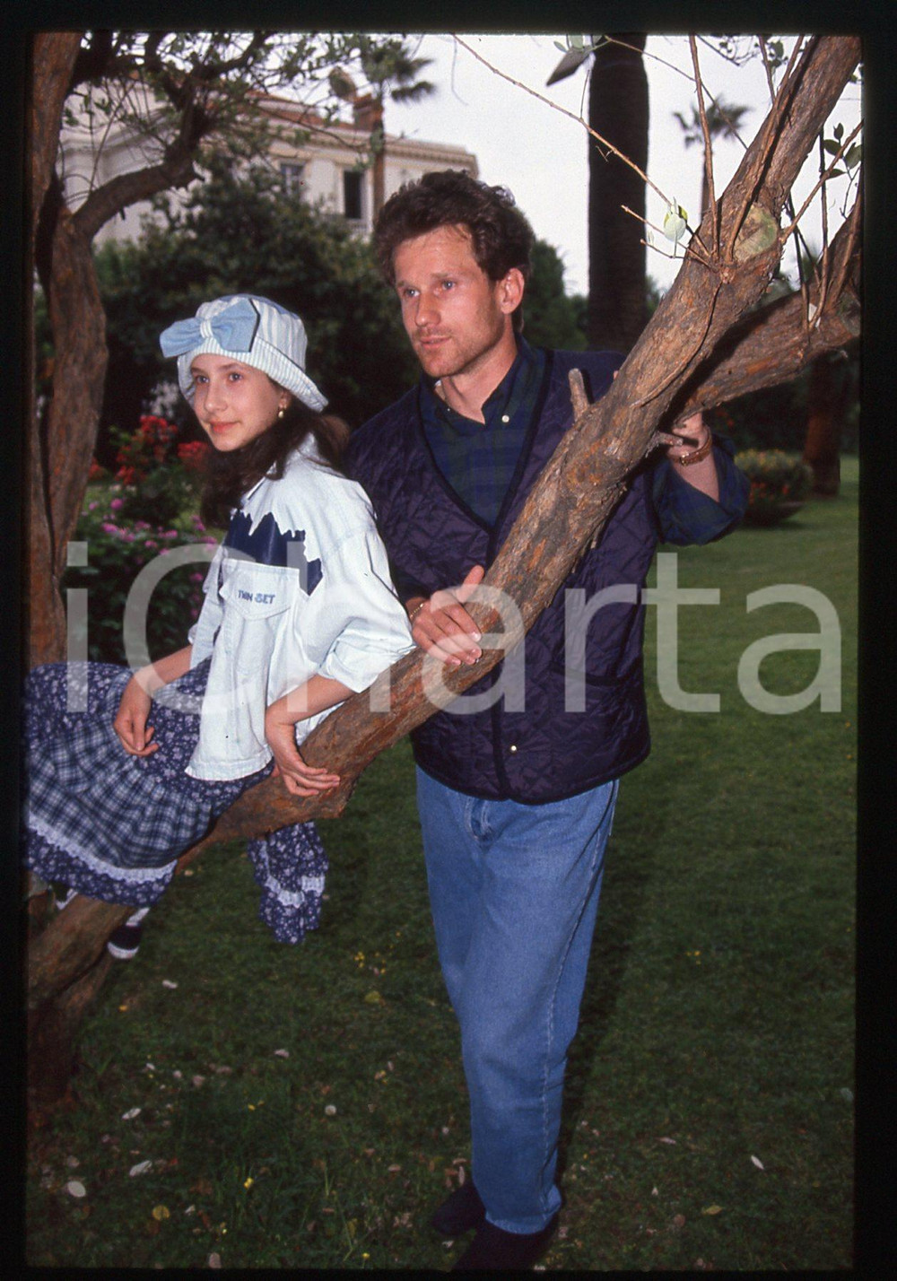 35mm vintage slide* 1994 FESTIVAL CANNES - Alessandra MILAN e Marco PAULETTI (3)