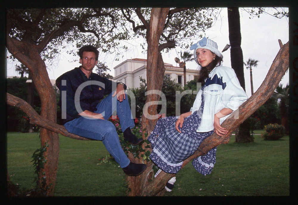 35mm vintage slide* 1994 FESTIVAL CANNES - Alessandra MILAN e Marco PAULETTI (4)