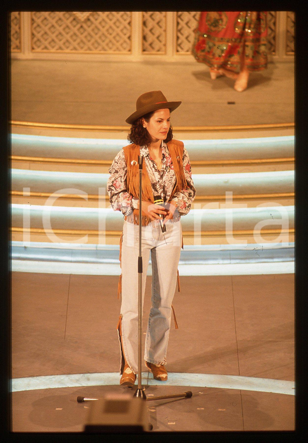 35mm vintage slide* 1993 FESTIVAL SANREMO - Maria Grazia IMPERO (2)