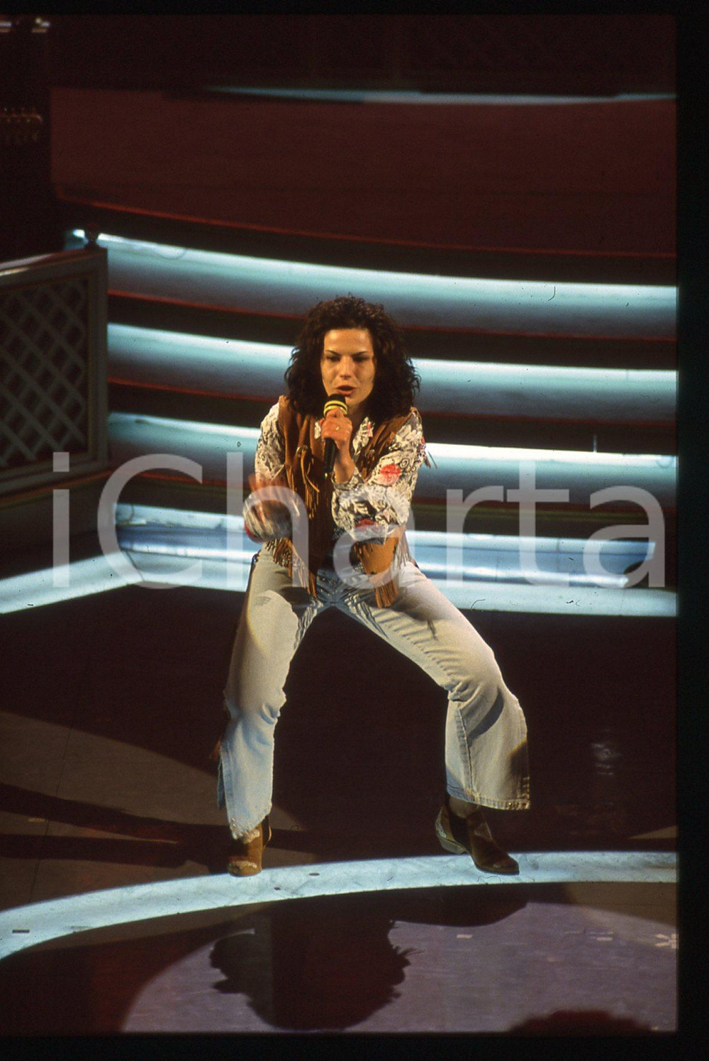 35mm vintage slide* 1993 FESTIVAL SANREMO - Maria Grazia IMPERO (3)