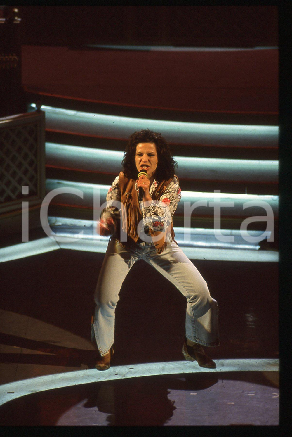 35mm vintage slide* 1993 FESTIVAL SANREMO - Maria Grazia IMPERO (4)