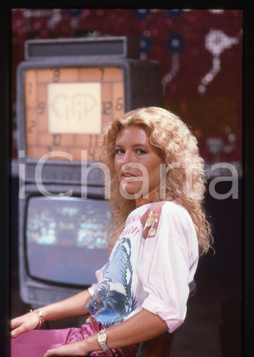 35mm vintage slide* 1984 RAI 2 CHIP - Patricia PILCHARD (2)