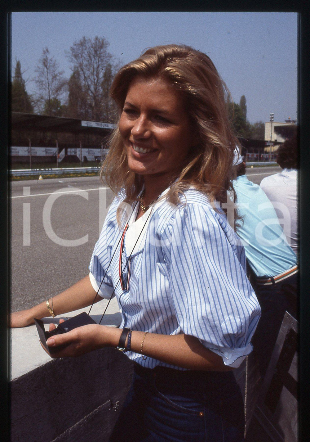 35mm vintage slide* 1990 ca GP MONZA - Patricia PILCHARD (3)
