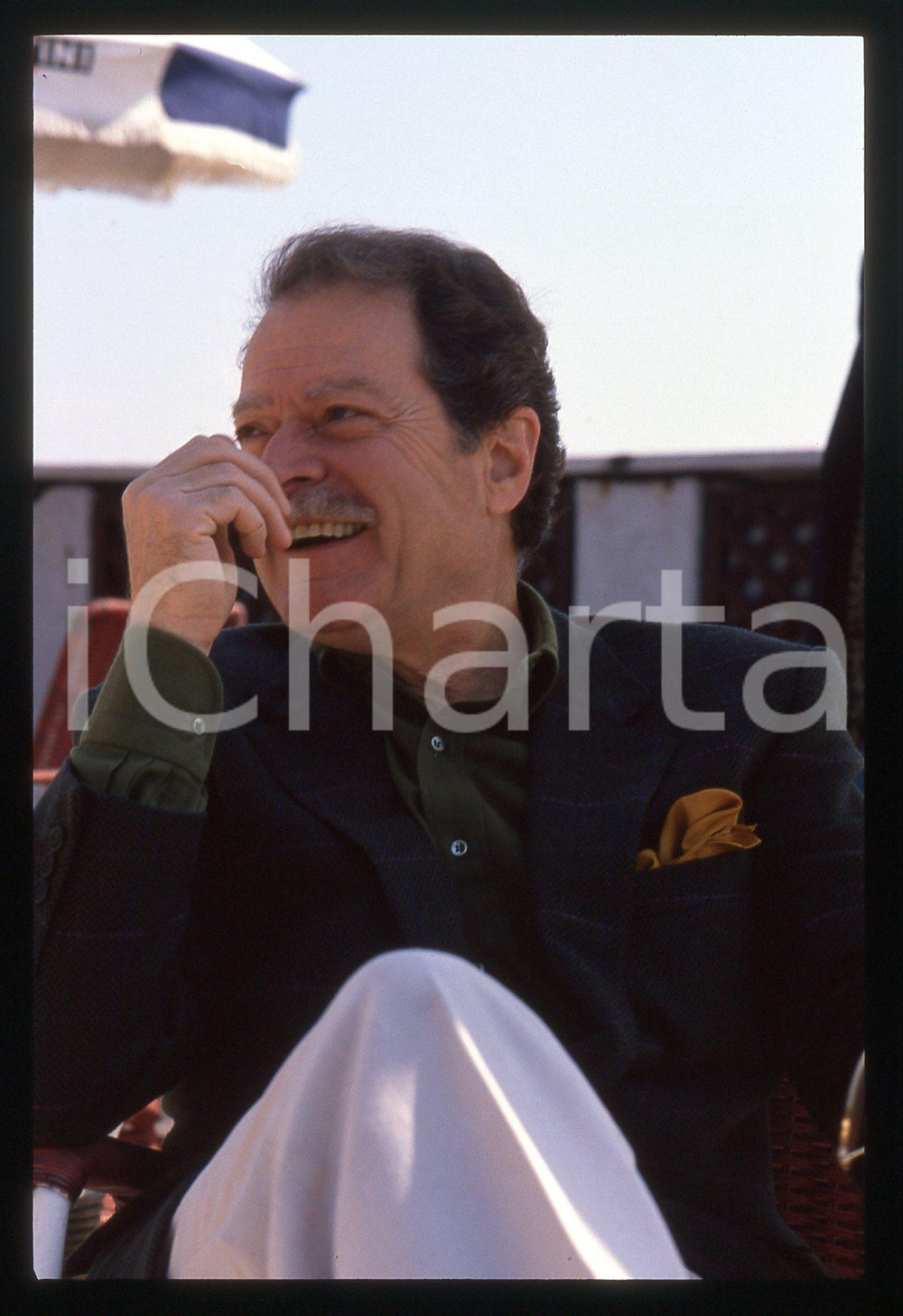 35mm vintage slide* 1990 ca MILANO TERRAZZA MARTINI - Sergio FANTONI