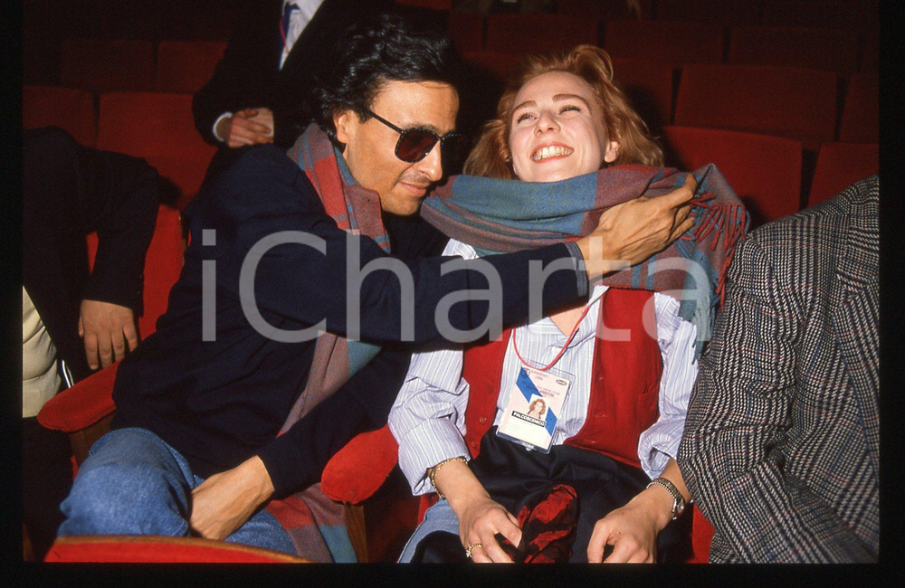 35mm vintage slide* 1989 FESTIVAL SANREMO - Stefania LA FAUCI e Gigi SABANI (13)