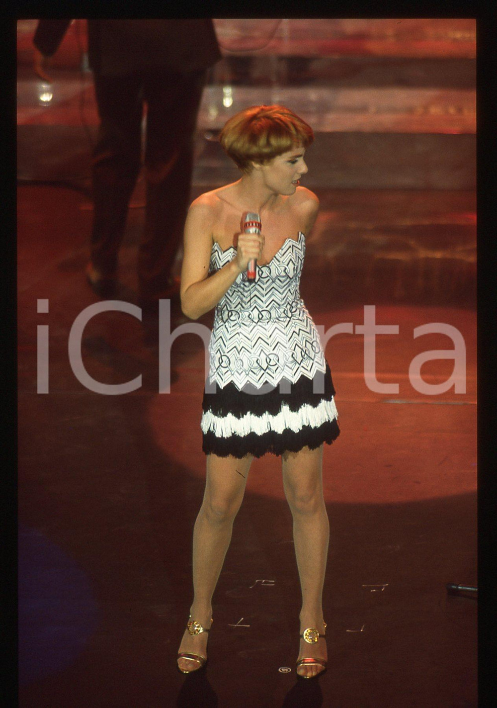 35mm vintage slide* 1991 FESTIVAL SANREMO - Stefania LA FAUCI (8)