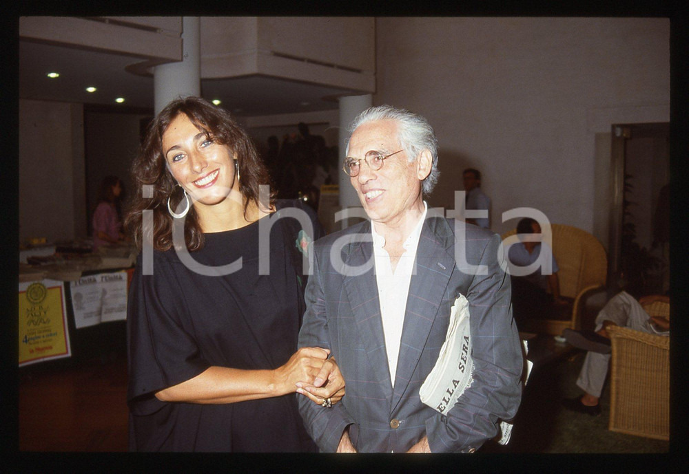 35mm vintage slide* 1990 ca CATTOLICA MYSTFEST Irene BIGNARDI e Angelo GUGLIELMI