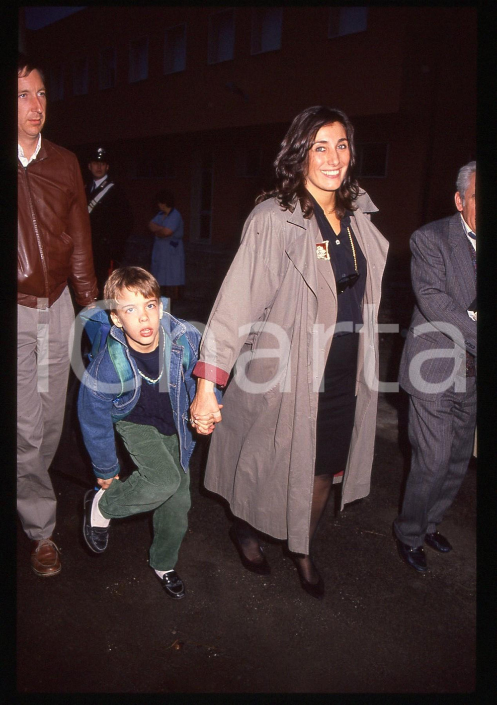 35mm vintage slide* 1990 ca COSTUME - Irene BIGNARDI e Giovanni CASSINELLI