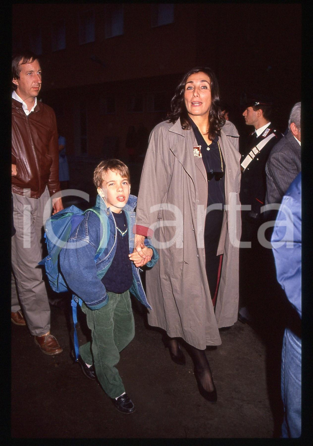 35mm vintage slide* 1990 ca COSTUME - Irene BIGNARDI e Giovanni CASSINELLI (2)