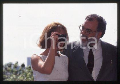 35mm vintage slide* 1996 CANNES Francis Ford COPPOLA & Nathalie BAYE (61)