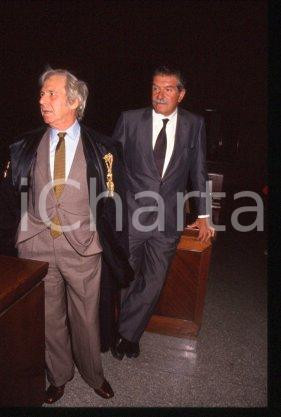 35mm vintage slide* 1990 ca ITALY Giuseppe FARINA & lawyer Vittorio D'AIELLO 29