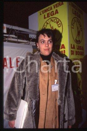35mm vintage slide* 1995 ca LEGA NORD - ITALIA Politica Elisabetta BERTOTTI (3)