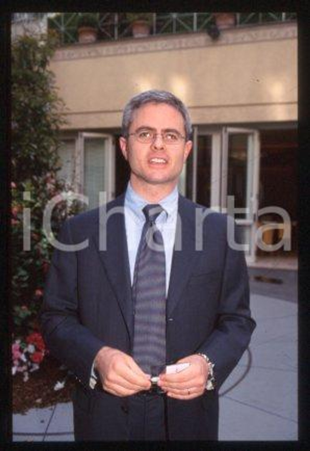 35mm vintage slide* 1999 ca CDB WEB TECH Spa Portrait of Carlo PIRZIO-BIROLI 14