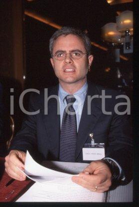 35mm vintage slide* 1999 ca CDB WEB TECH Spa Portrait of Carlo PIRZIO-BIROLI 18