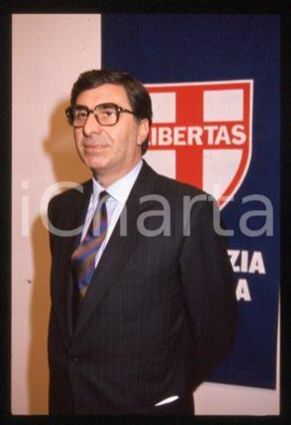 35mm vintage slide* 1989 ca DEMOCRAZIA CRISTIANA - MILANO Gaetano MORAZZONI (17)