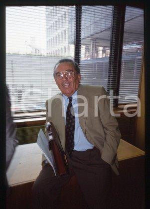 35mm vintage slide* 1983 ca ITALY - INDUSTRY Engineer Pilade RIELLO Portrait 21