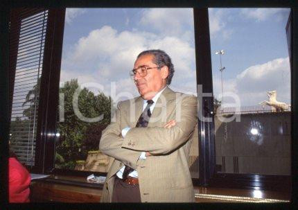 35mm vintage slide* 1983 ca ITALY - INDUSTRY Engineer Pilade RIELLO Portrait 25