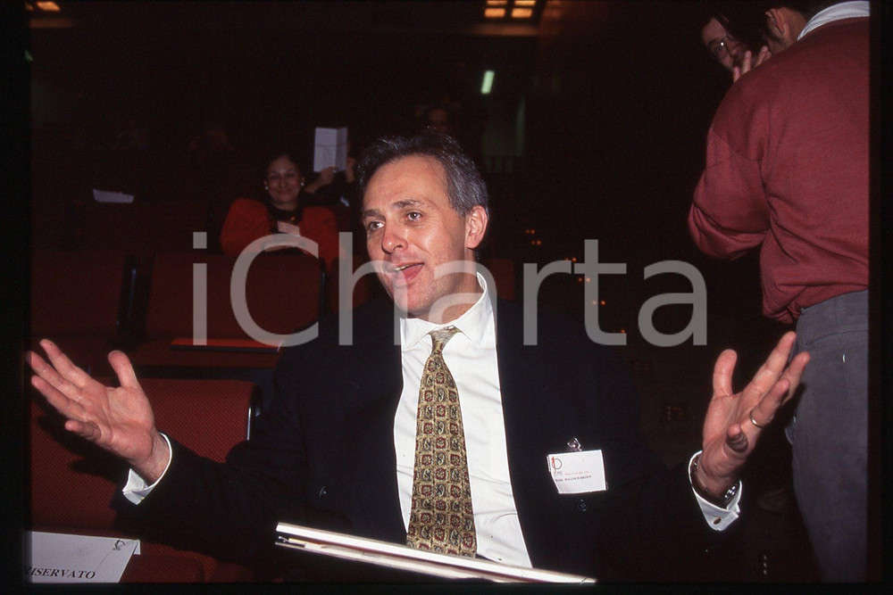 35mm vintage slide* 1994 ca POLITICS Diplomat & consultant Mark Malloch BROWN 19