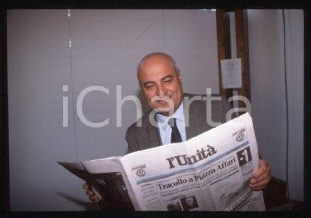 35mm vintage slide* 1998ca ITALY Co-director of "THE UNIT" Gianfranco TEOTINO 19