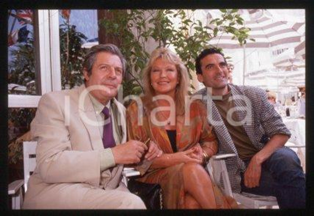 35mm vintage slide* 1989 CANNES Festival Marina VLADY Marcello MASTROIANNI (18)