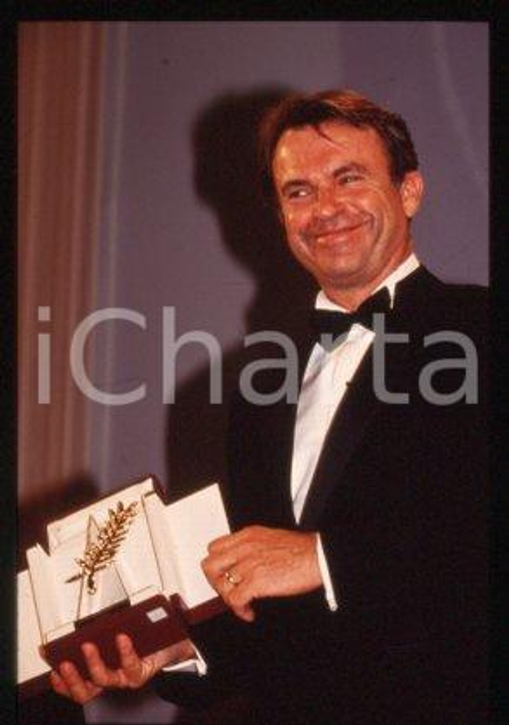 35mm vintage slide* 1993 CANNES Film Festival New Zealand actor Sam NEILL (6)