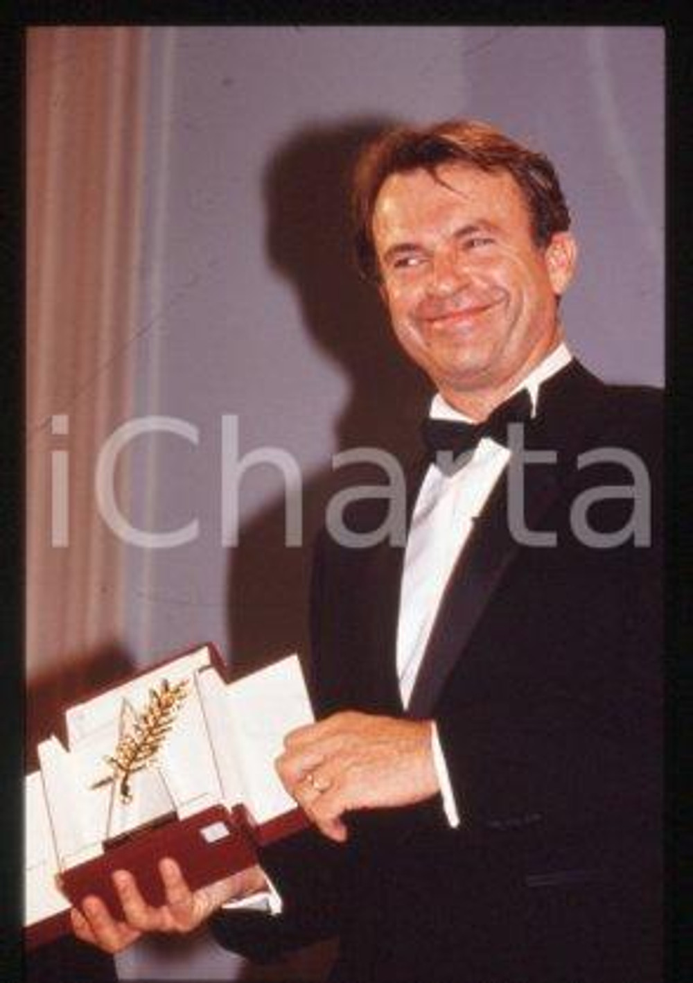 35mm vintage slide* 1993 CANNES Film Festival New Zealand actor Sam NEILL (8)