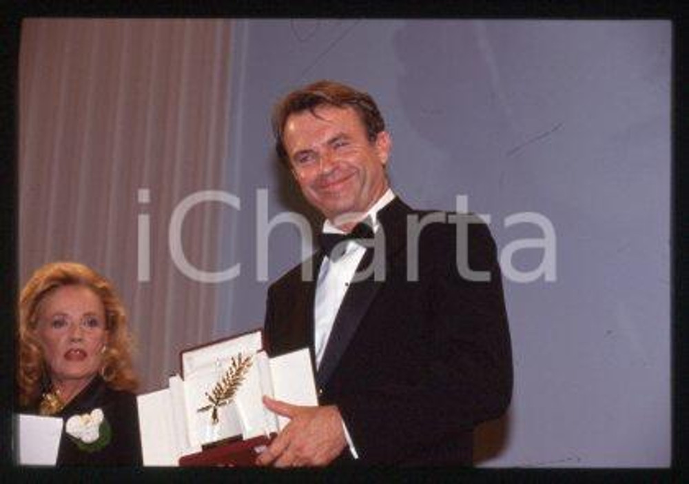 35mm vintage slide* 1993 CANNES Film Festival New Zealand actor Sam NEILL (11)