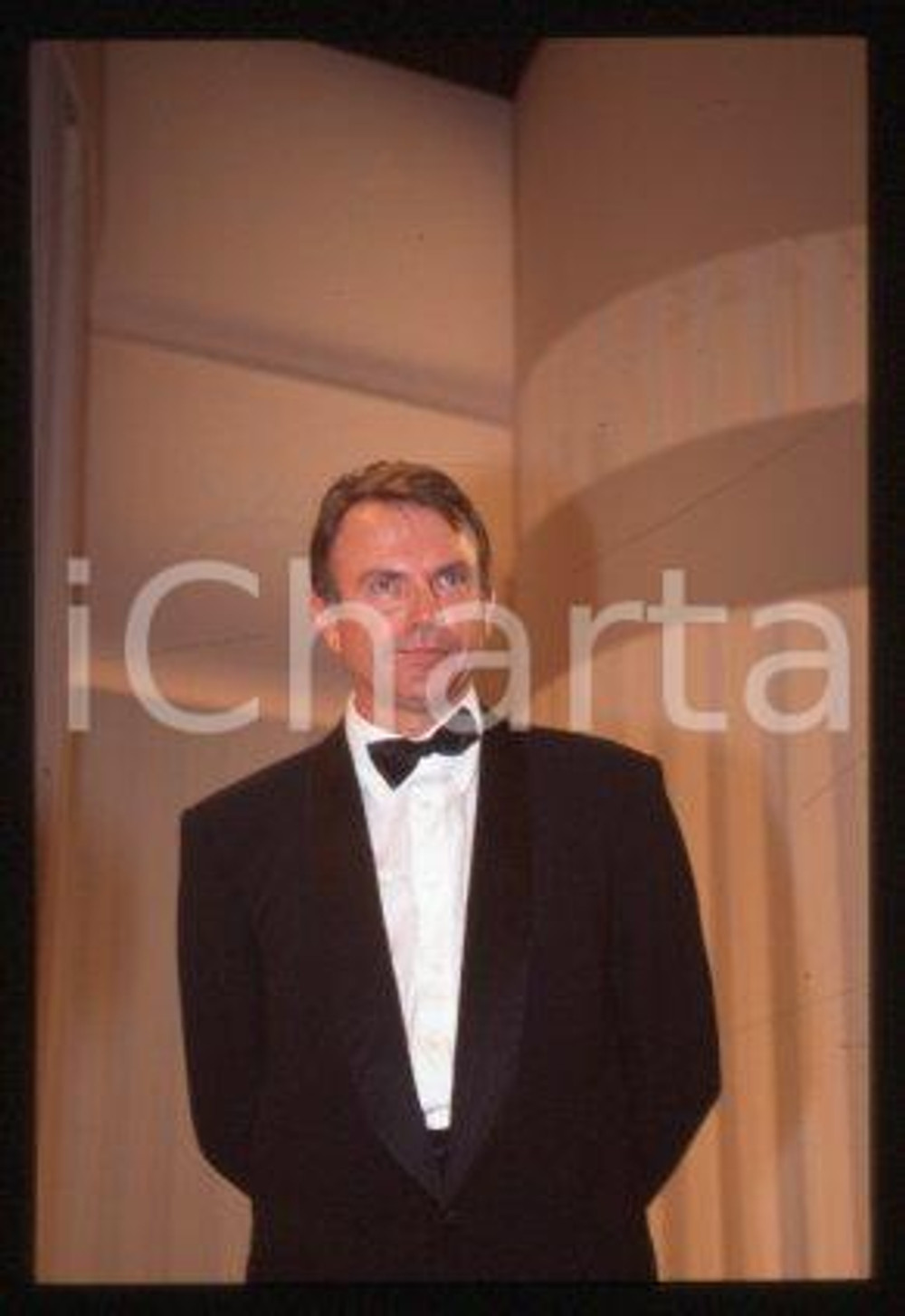 35mm vintage slide* 1993 CANNES Film Festival New Zealand actor Sam NEILL (14)