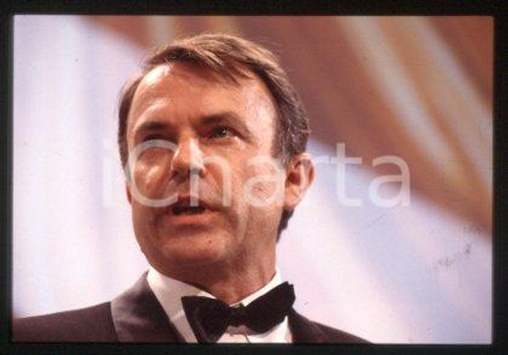 35mm vintage slide* 1993 CANNES Film Festival New Zealand actor Sam NEILL (17)