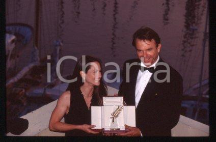 35mm vintage slide* 1993 CANNES Film Festival Sam NEILL & Holly HUNTER (28)