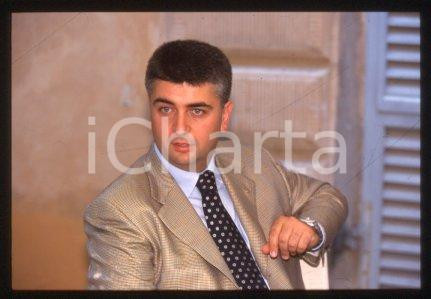 35mm vintage slide* 1995 ca FORZA ITALIA Politico Massimo MALLEGNI Ritratto (6)