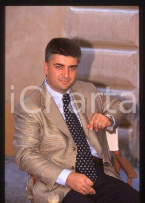 35mm vintage slide* 1995 ca FORZA ITALIA Politico Massimo MALLEGNI Ritratto (2)